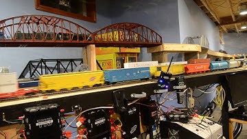 MTH 0-4-0 and Atlas CBQ F3 1st runby 1/3/2019