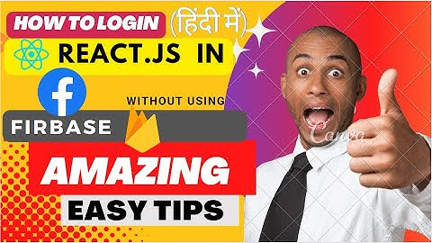 Facebook Login Button In React.Js | React and Facebook Authentication | in Hindi | 100% working