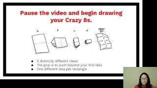 UX - Paper Prototyping and Crazy8s Drawing Exercise