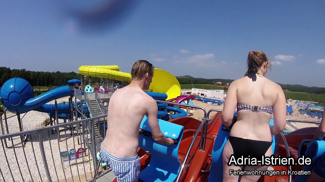 Adria-Istrien - AquaPark Porec - Istrien (AquaColors) Urlaubstag in Kroatien