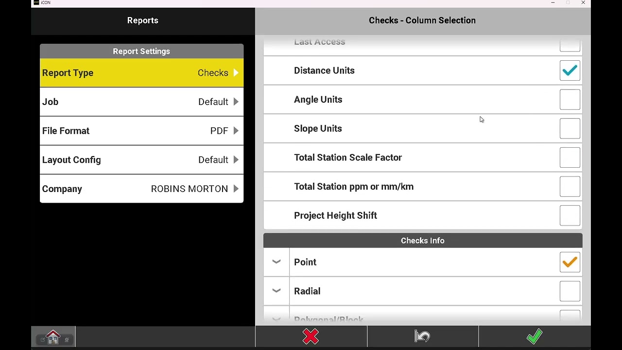 REPORTS LEICA ICON CHECKS-LESSON 1
