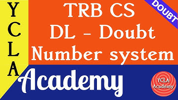TRB CS Digital - Number system doubt | TRB CS Coaching | YCLA Academy