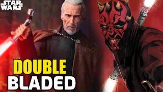 Why Dooku Didn't Respect Darth Maul & Double Bladed Lightsabers