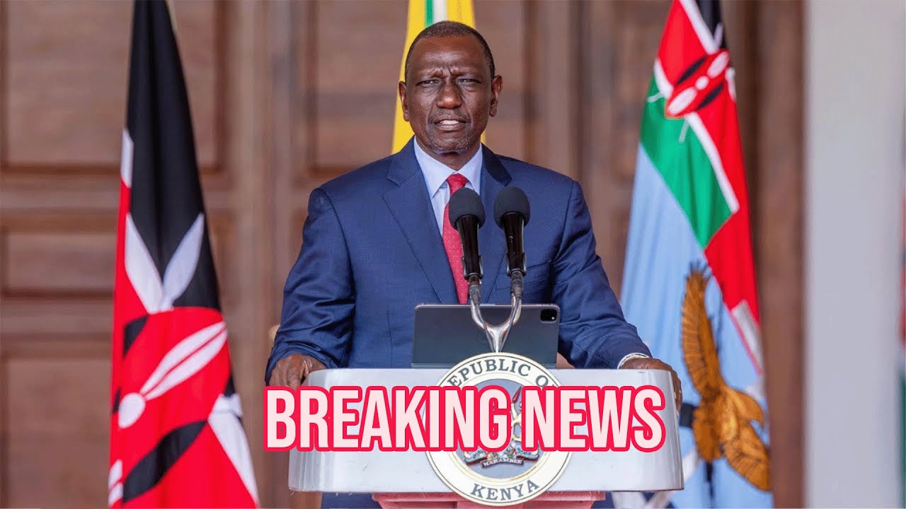 LIVE - Ruto addressing the Nation after Gachagua was attacked at ACK Church Othaya from Statehouse