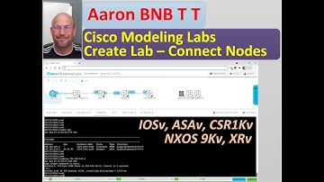 cisco cml - create lab - nodes, versions and connections