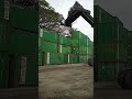 Good Morning Selamat Pagi || Reach Stacker is on fire #container #reachstacker #motivation #trailer