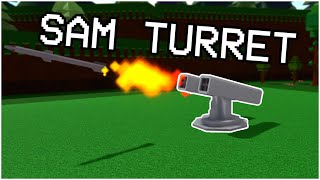 How to make a working SAM turret (BABFT TUTORIAL)