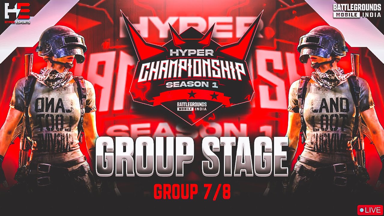 [HINDI] GROUP STAGE GP 7/8 || HYPER CHAMPIONSHIP S1 || HYPER ESPORTS ...