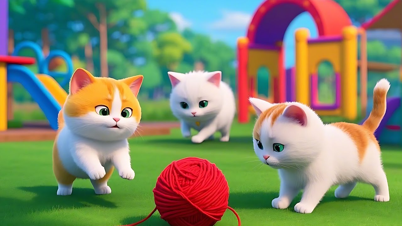 Nhạc 3 Con Mèo - Hoạt Hình Con Mèo - Nhạc Thiếu Nhi Con Mèo Ngộ Nghĩnh, Vui Nhộn