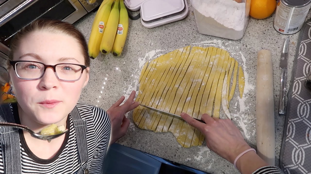 HOMEMADE EGG NOODLES & ALDI GROCERY HAUL! YouTube
