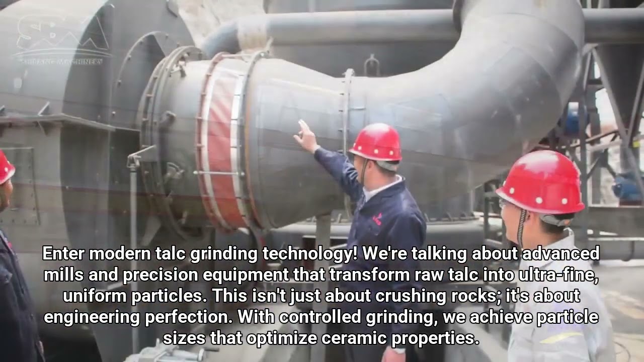 Talc grinding technology for ceramics production