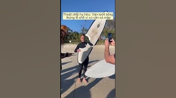 Thoát chết hy hữu: Ván lướt sóng thủng lỗ chỗ vì cú cắn cá mập