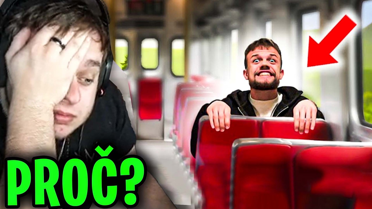 YOUTUBEŘI OBTĚŽUJÍ LIDI VE VLAKU?!