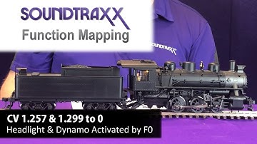 Function Mapping with SoundTraxx decoders