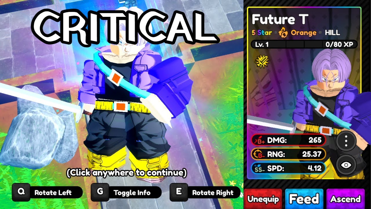ASTD X UPDATE 3! FUTURE T IS BROKEN Unit Showcase | All Star Tower