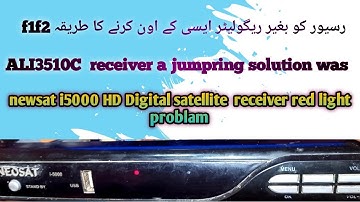 how to repair a newset i5000 red light problems! Receiver Red Light Jappwring solution