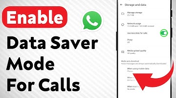 How To Enable Data Saver Mode For WhatsApp Calls (Updated)