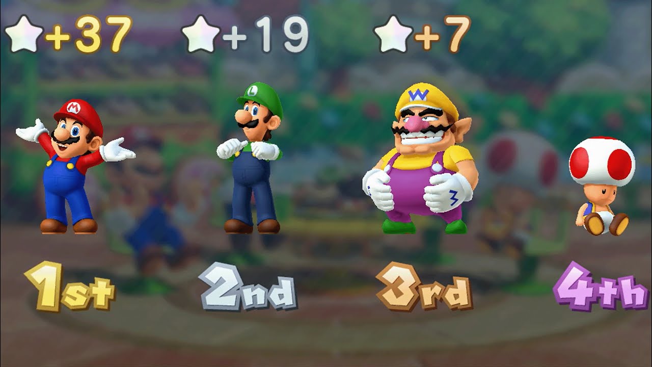 Mario Party 10 - Mario vs Luigi vs Wario vs Toad - Airship Central