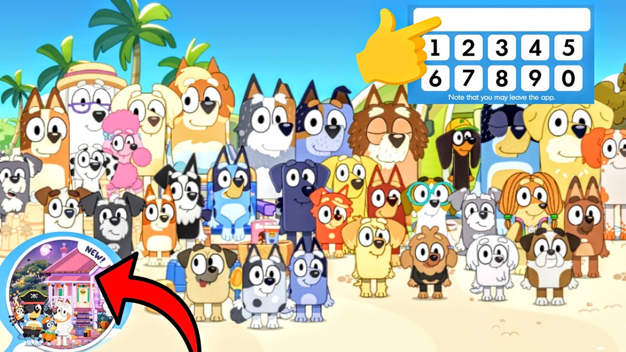 Bluey Let's Play Limited Spinning Package Key Free Unlock All Characters Bluey Lets Play