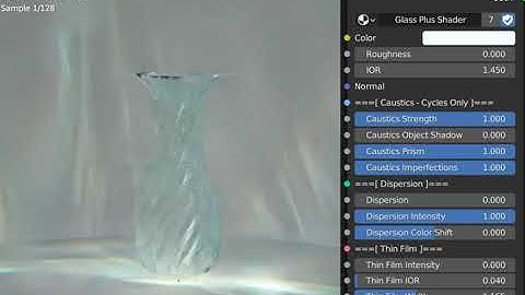 Real Time Caustics in Blender - Shaders Plus Addon Demo