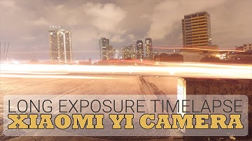 Xiaomi Yi Action Camera Long Exposure Timelapse