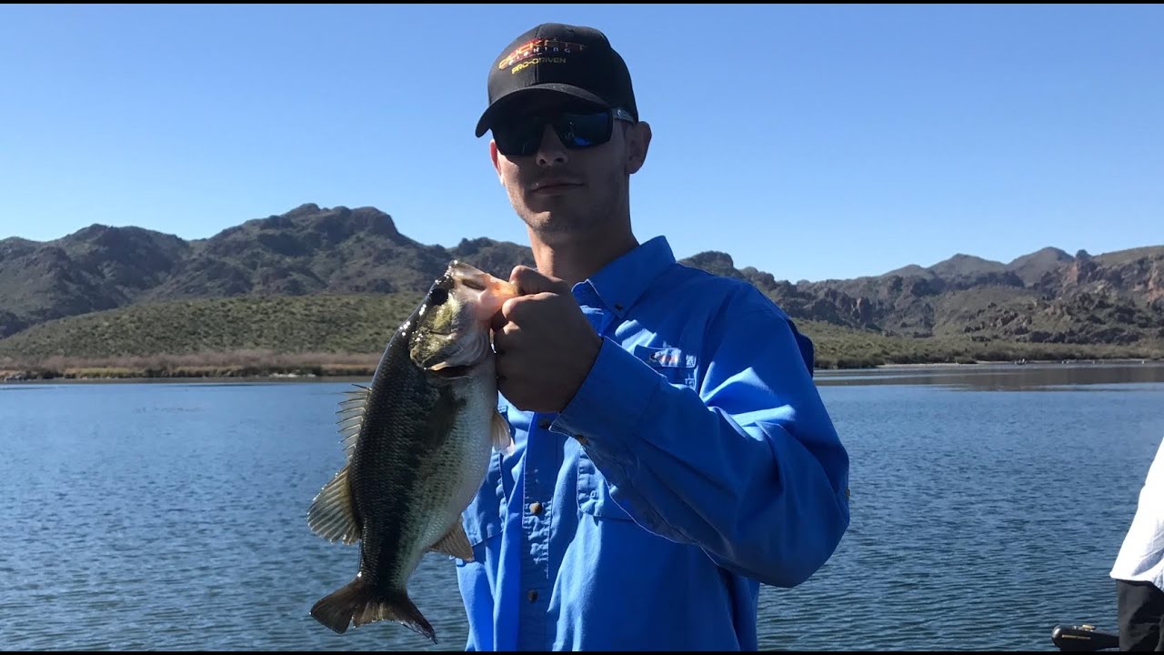 Bass Fishing Saguaro Lake - Arizona - YouTube