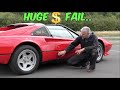 16. How I badly damaged my own Ferrari ...