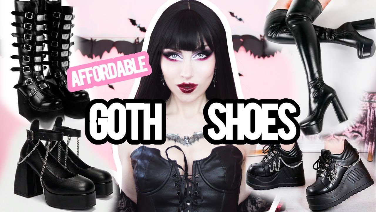 🖤 ROMWE GOTH SHOE HAUL 🖤 Affordable Alternative Footwear - Goth Fashion ...