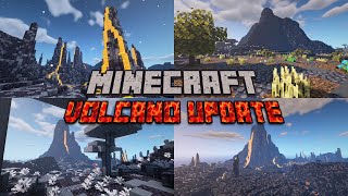 Minecraft Volcano Update | Minecraft 1.17 | Volcano Biome | Biome Update Ideas