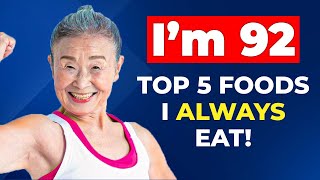 I eat TOP 5 FOOD and NEVER Get OLD! Takishima Mika (92 yrs old): Japan's OLDEST Fitness Trainer