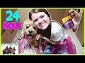 24 Hours In Box Fort Dog Mansion🐶🏠 / That YouTub3 Family