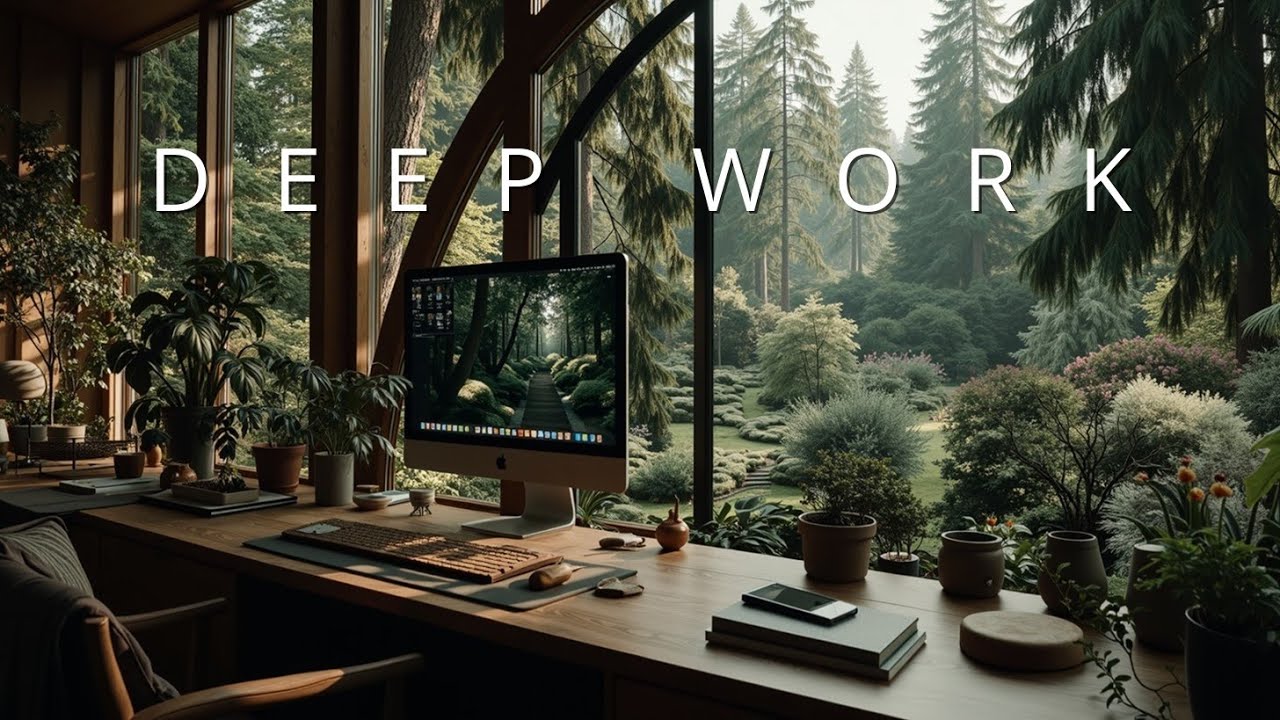 Deep Focus Concentration Music | Nature Forest Ambiance for Deep Work ...
