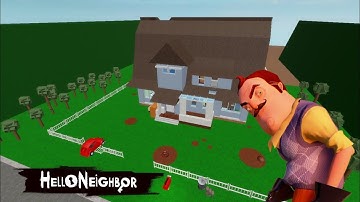PIGGY BUILD MODE: Hello Neighbor Act 1 Map (walkthrough + how to join!)
