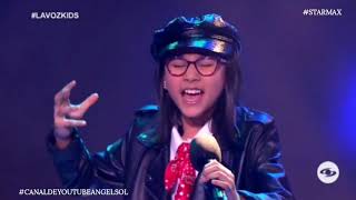 Video thumbnail of "SARA SOFIA CANTA LA MALAGUEÑA LA VOZ KIDS 2021 COLOMBIA- SUSCRIBETE"