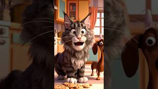 The Case of the Missing Snack 🐶🐱🐒 | Funny Animal Cartoon 😂 #Shorts
