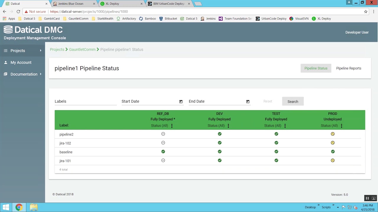 Datical Product Walk Through - Episode 2: Database Deployment Visibility: Deployment Mgmt Console