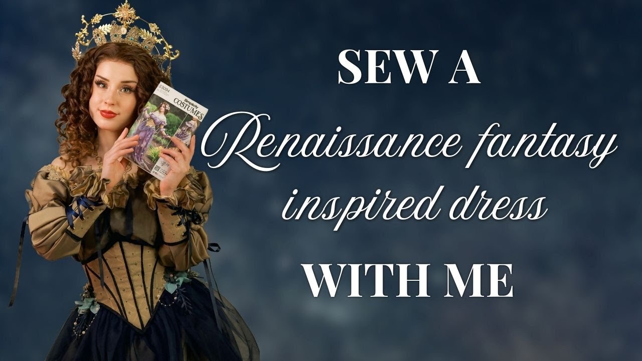 Sew a Renaissance fantasy inspired dress with me (and yes it has pockets) - Simplicity S3094