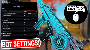 NEW BEST BO7 SETTINGS! | KBM & CONTROLLER | Aim, Movement, Audio FIX