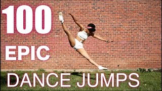 100 Epic Dance Jumps....how many can you do? #dancerchallenge