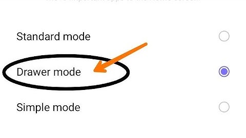 App Drawer Mode oppo A96, how to Set App drawer mode in oppo a96 phone