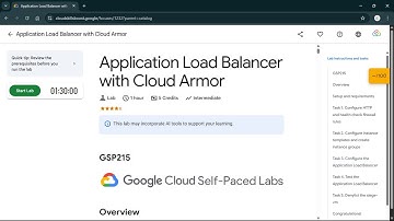 HTTP Load Balancer with Cloud Armor | #qwiklabs | #GSP215 #CLI