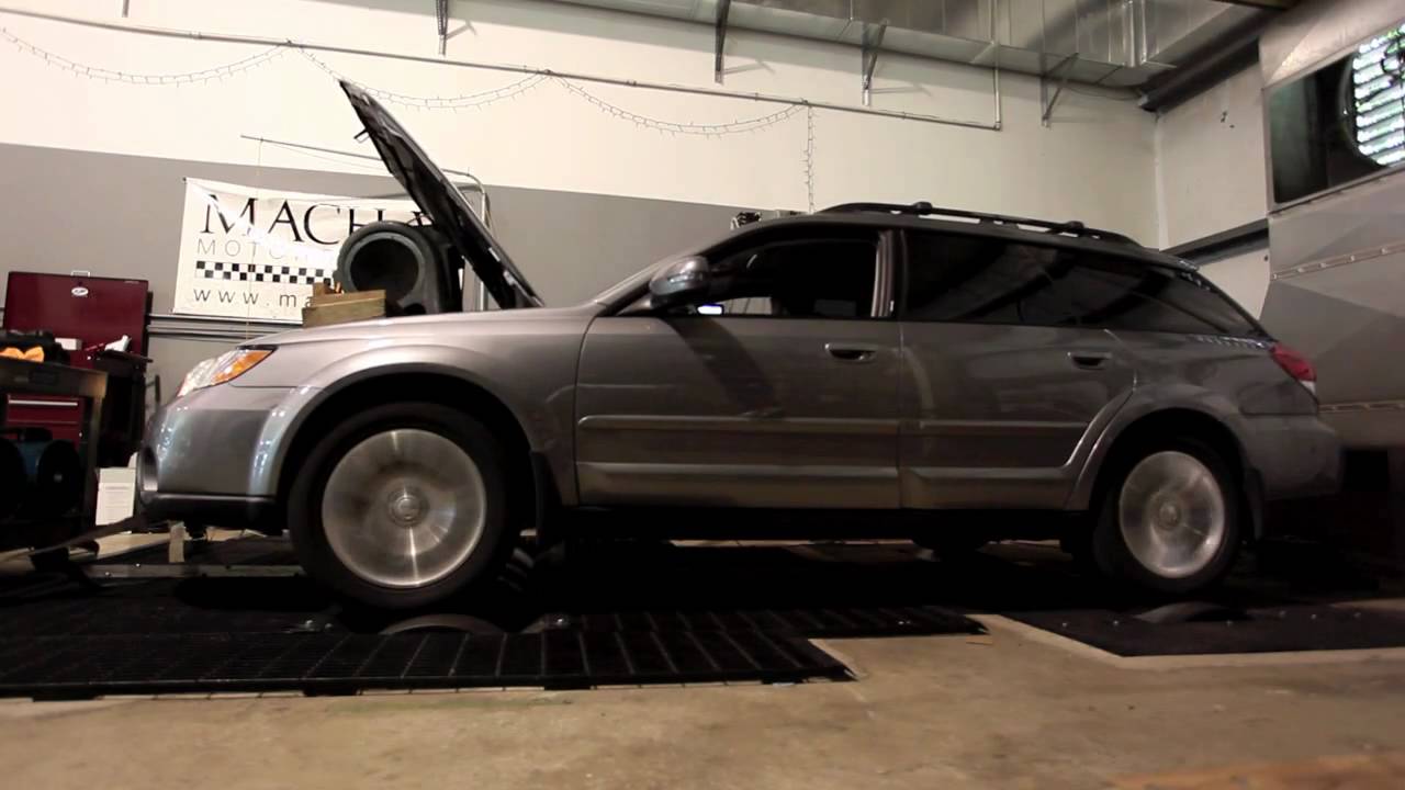 2009 subaru outback xt dyno run youtube