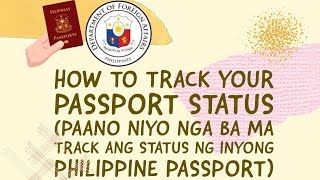 How to track your Philippine passport