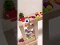 marble Run Race ASMR #384 Wooden Wave Course Colorful Marbles  #marblerun #marblerunrace #asmr