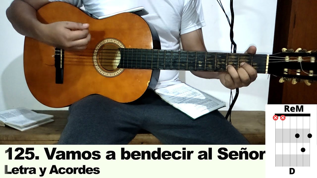 Vamos a bendecir al Señor - Letra y acordes (Tutorial Guitarra) cover