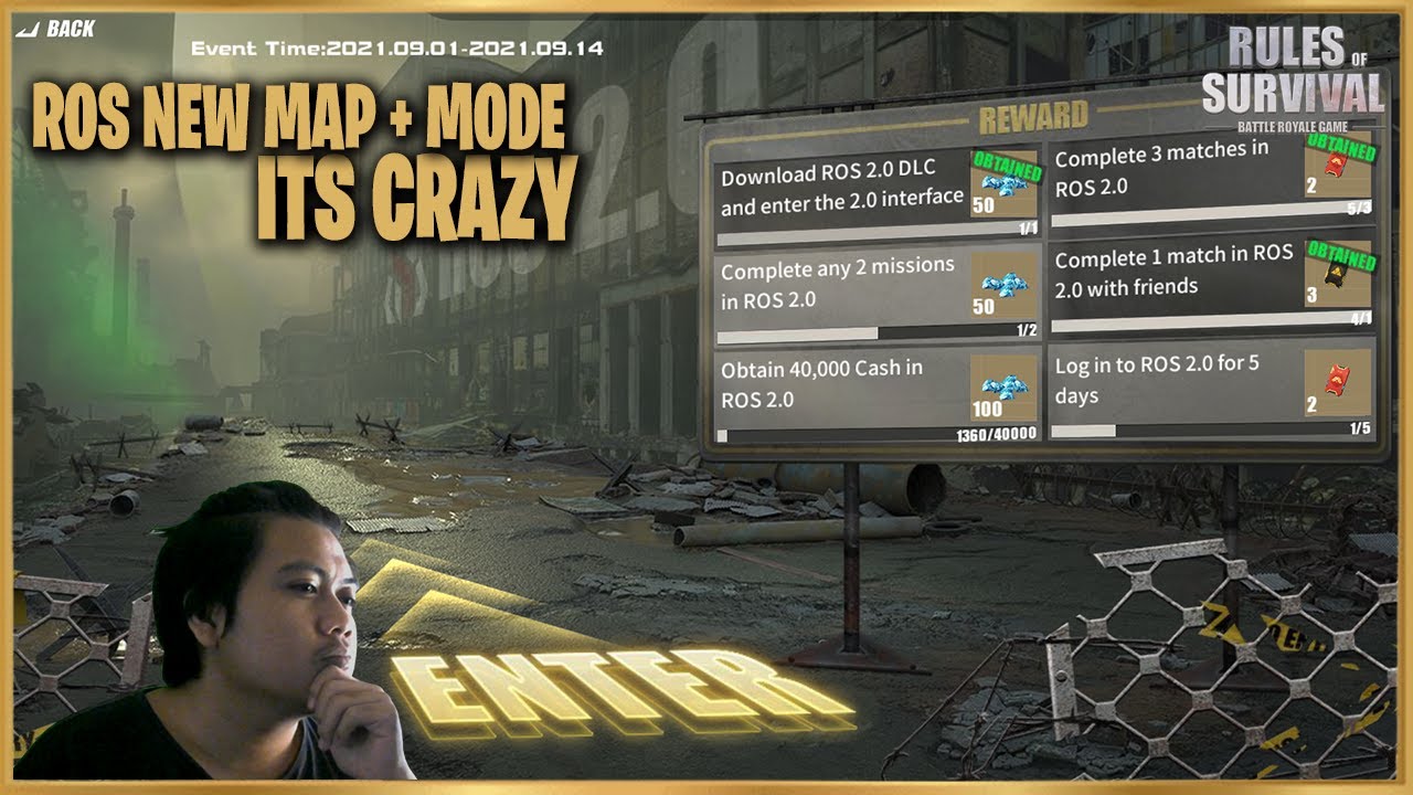 FUNNY MOMENTS IN THE NEW MAP&MODE V2.0 - RulesOfSurvival