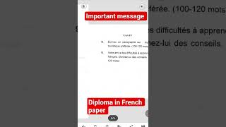 Diploma in French Language Course | Oral Expression And Spoken #shorts # EduLather
