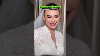 Disebut Tampak Botak, A Rambut Amanda Manopo Saat Pemberkatan Pernikahan Jadi Sorotan