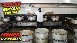 ஒரு நாளுக்கு 2000கிலோ பிரியாணி | Ultimate Hyderabad Biryani @ Mehfil Restaurant | Jabbar Bhai …