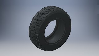 Tutorial Autodesk Inventor  ejercicio 24  Neumático
